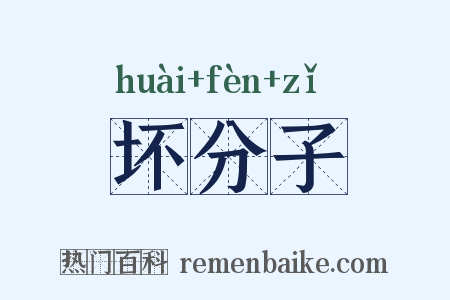 坏分子是什么意思的图片